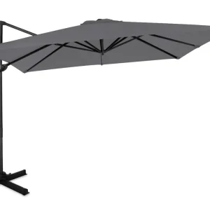 Mega-Angebot VONROC Pisogne 3x3m Premium Freitragender Sonnenschirm - Grey