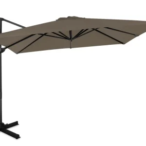 Saisonangebot VONROC Pisogne 3x3 Premium Freitragender Sonnenschirm - Taupe