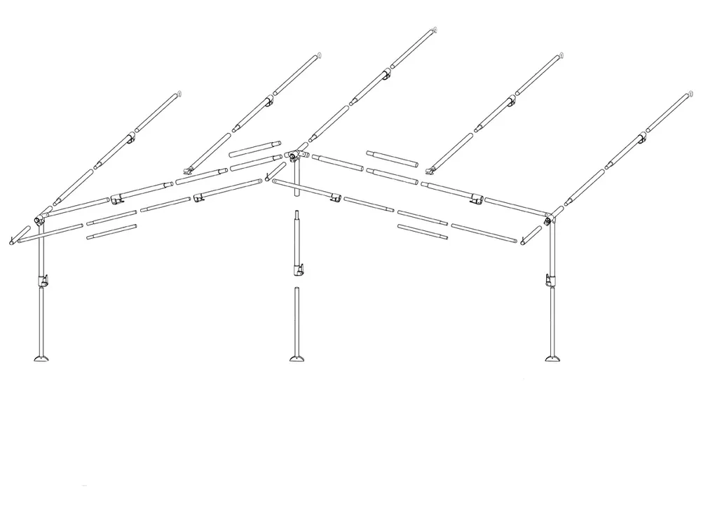 Sichere Zahlung Piper Vorzelt Gestänge PowerGrip Stahl 28 mm Größe 21 - 22