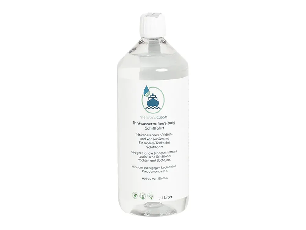 Neu Im Sortiment membraclean 1 Liter Boote Trinkwasseraufbereitung