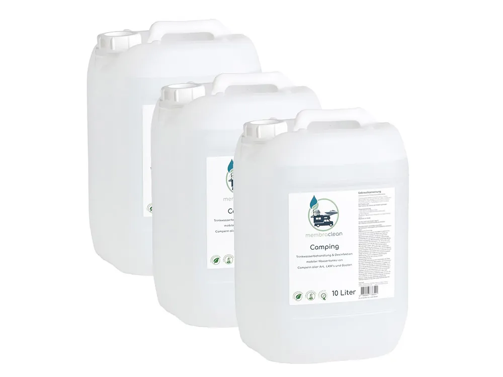Ausverkauf membraclean 3x10 Liter Trinkwasseraufbereitung