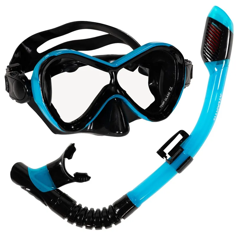 Atlantis Abaco Kinder Schnorchel-Set - Black/Blue Must-Have