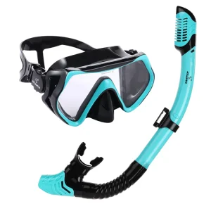 Atlantis Borneo Erwachsene Schnorchel-Set - Blue Highlight
