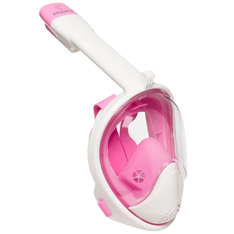 Atlantis 2.0 Weiß S/M Erwachsene Schnorchelmaske - Pink Sonderaktion