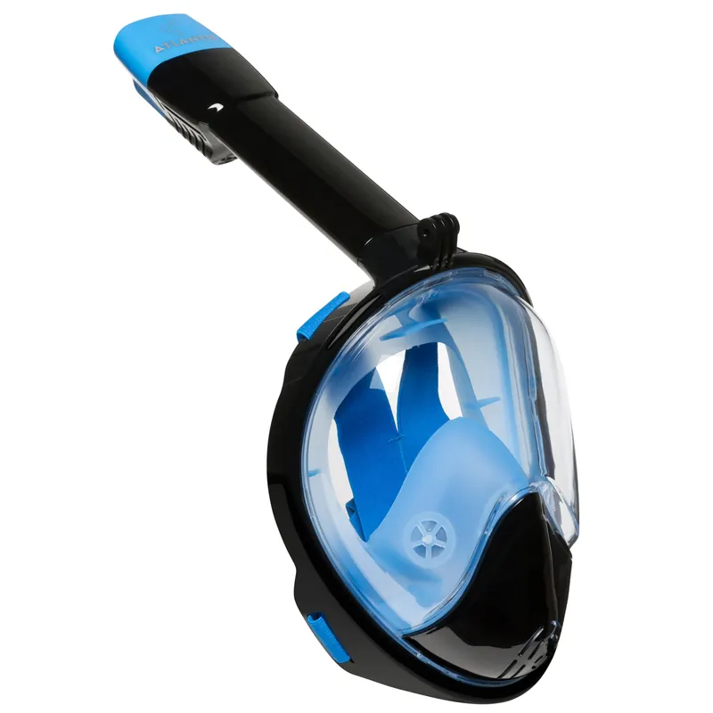 Atlantis 2.0 Schwarz L/XL Erwachsene Schnorchelmaske - Blue Preisknaller