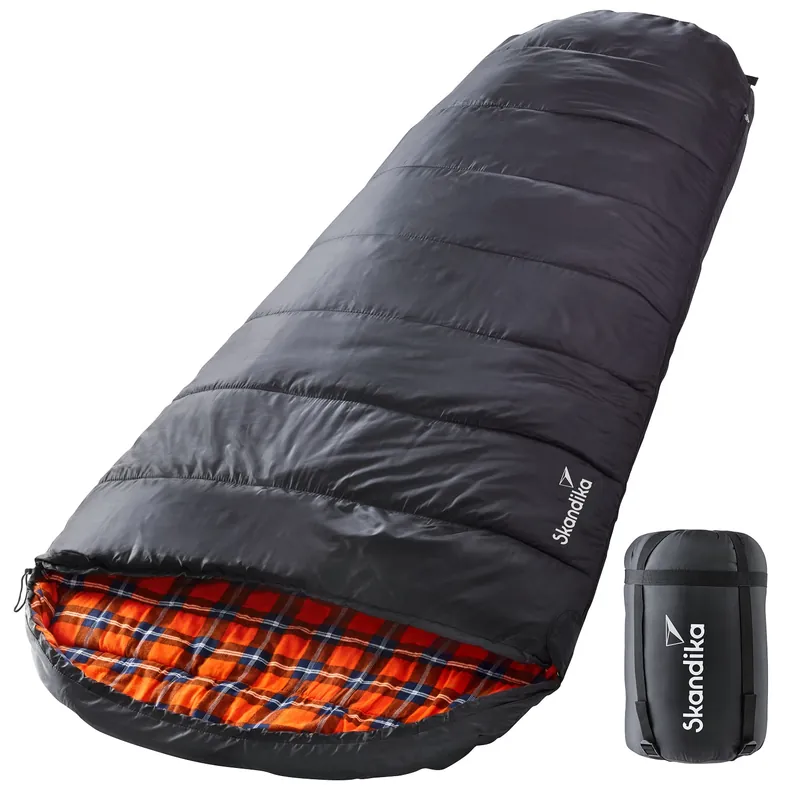 Must-Have Skandika Vegas XXL rechts Flanell Schlafsack