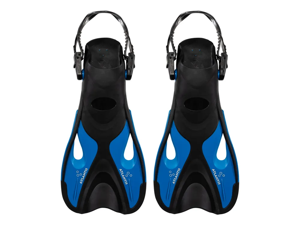 Aktuell Atlantis Dolphin 42-45 Flossen - Black/Lightblue