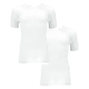 Apollo Bamboo Basic V-Neck White Herren T-shirt Mega-Angebot