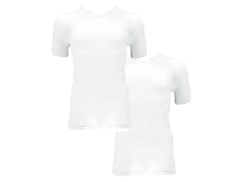 Apollo Bamboo Basic V-Neck White Herren T-shirt Mega-Angebot