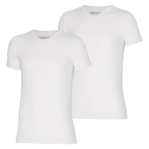 Apollo Bamboo Basic O-Neck White Herren T-shirt Preiswert