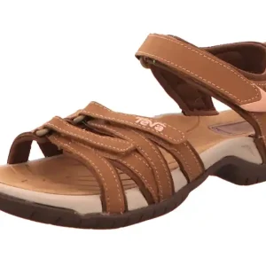 Solange Der Vorrat Reicht Teva Tirra Leather Honey Brown Damen Sandalen