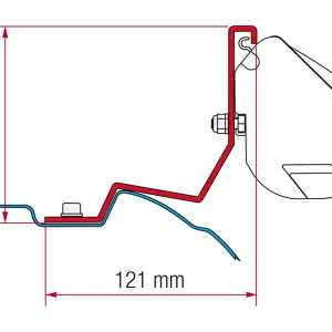 Beliebt Fiamma F35 Adapter Viano V-Class Vito Marco Polo