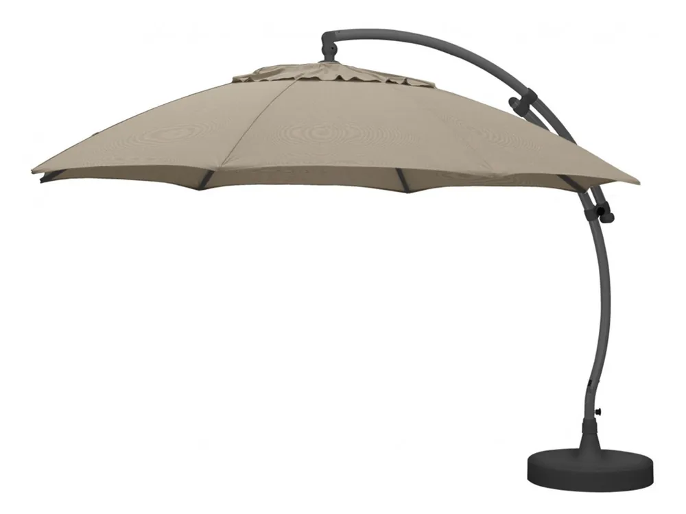Billig Sun Garden Easy Sun 375 cm Ampelschirm - Taupe