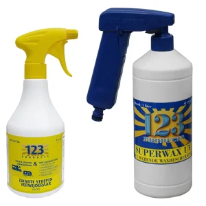 123 Products Superwax UV + schwarzer Streifenentferner Aktuell