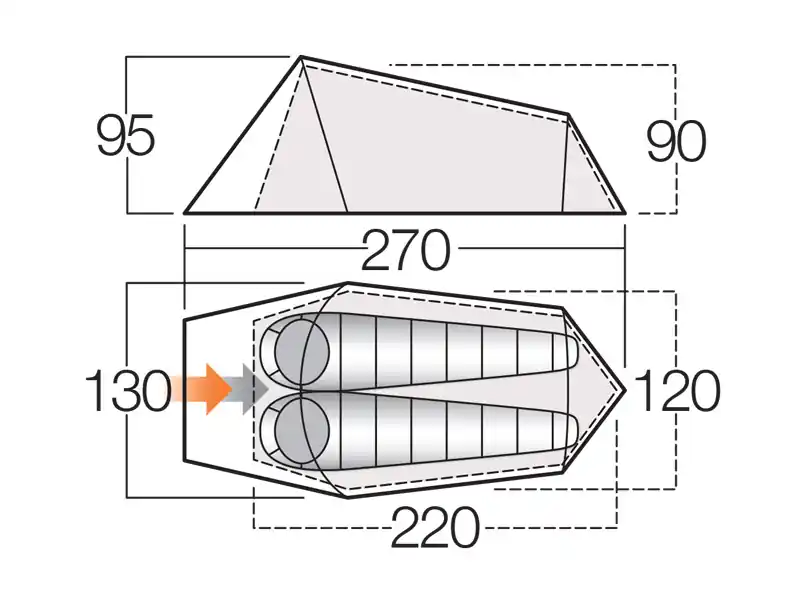 Vango Soul 200 Tunnelzelt Top-Seller