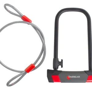 Sale DoubleLock U-Lock Bügelschloss mit Kabel