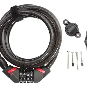 Knallerangebot DoubleLock Coil Cable Combo Kabelschloss - 185 cm