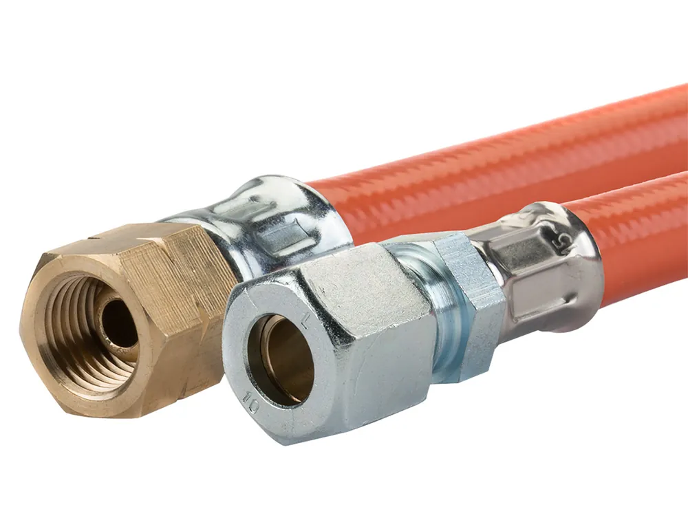 Badé 1/4" links x 10 mm Gasschlauch - 40 cm Aktuell