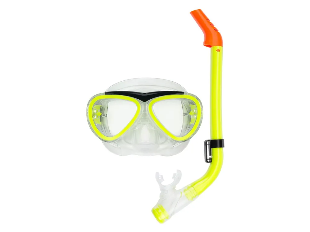 Markenprodukt Waimea Junior Schnorchel-Tauchmaske - Yellow