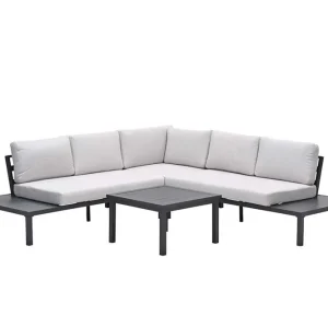 Garantierte Lieferung Garden Impressions Prinos 4-teiliges Loungeset - carbon black