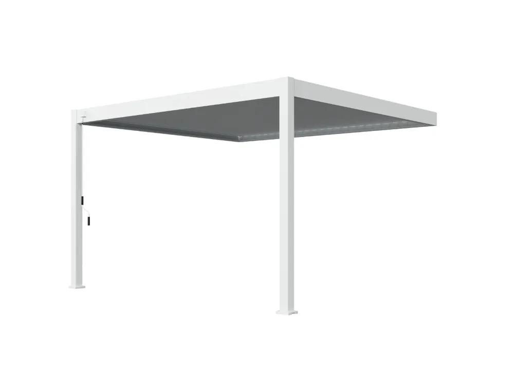 Orion Deluxe 360 x 400 cm wall pergola - White Ausverkauf