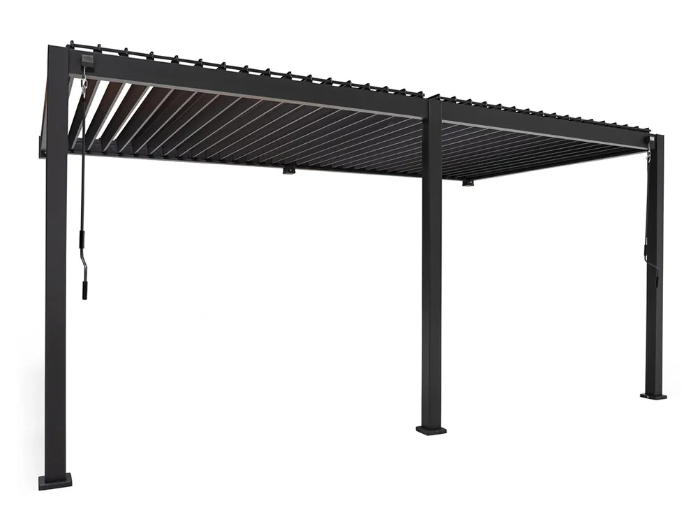 Rabatt Mirador Deluxe 300 x 530 cm wall pergola - Anthrazit
