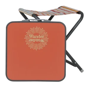 Jetzt Bestellen Wander Wonder Bohemian Falthocker mit Tischplatte - Faded Red