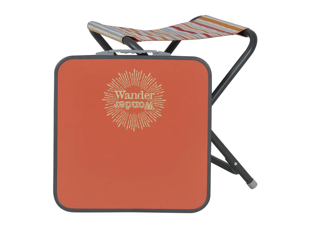 Jetzt Bestellen Wander Wonder Bohemian Falthocker mit Tischplatte - Faded Red