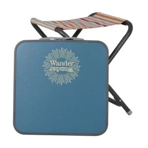 Wander Wonder Bohemian Falthocker mit Tischplatte - Ink Blue Neu
