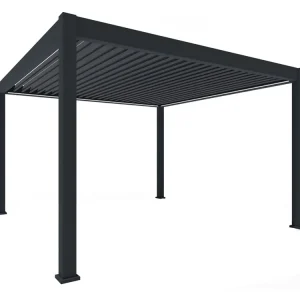Sofort Bestellen Orion Premium 360x400cm elektrische Pergola mit LED - anthrazit