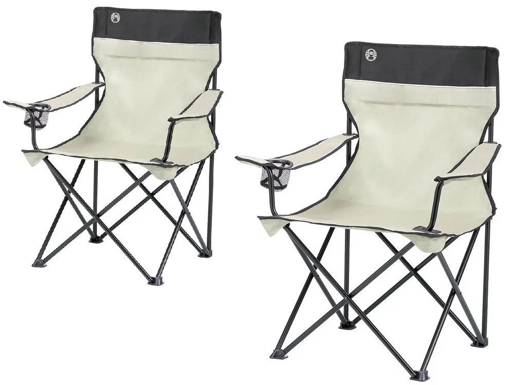 Schneller Versand Zweite Chance Satz Coleman Quad Chair Faltstühle