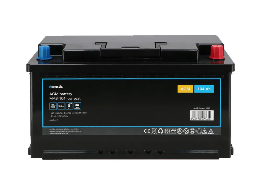 Abverkauf Mestic MAB-104 low seat AGM-Batterie
