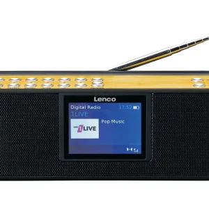 Lenco PDR-045BK DAB+ Radio mit Bluetooth Zertifiziert