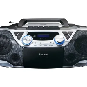 Lenco scd-720si cd-player boombox - schwarz,silber Schnäppchen
