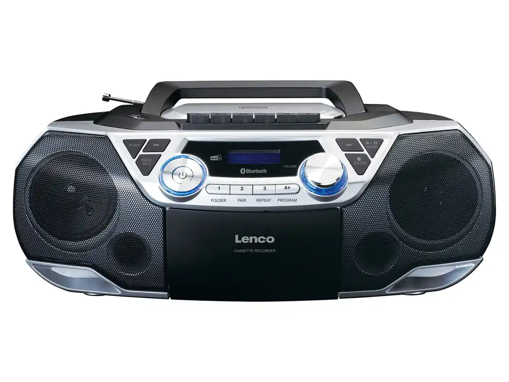 Lenco scd-720si cd-player boombox - schwarz,silber Schnäppchen