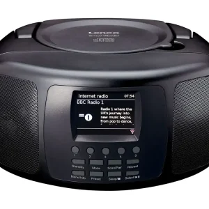 Lenco SCD-6000BK Tragbares Internetradio mit Bluetooth Günstig