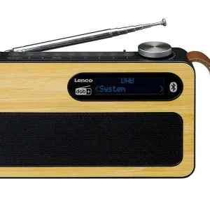 Lenco pdr-040bamboobk dab+ radio - bamboo,schwarz Preis Gesenkt