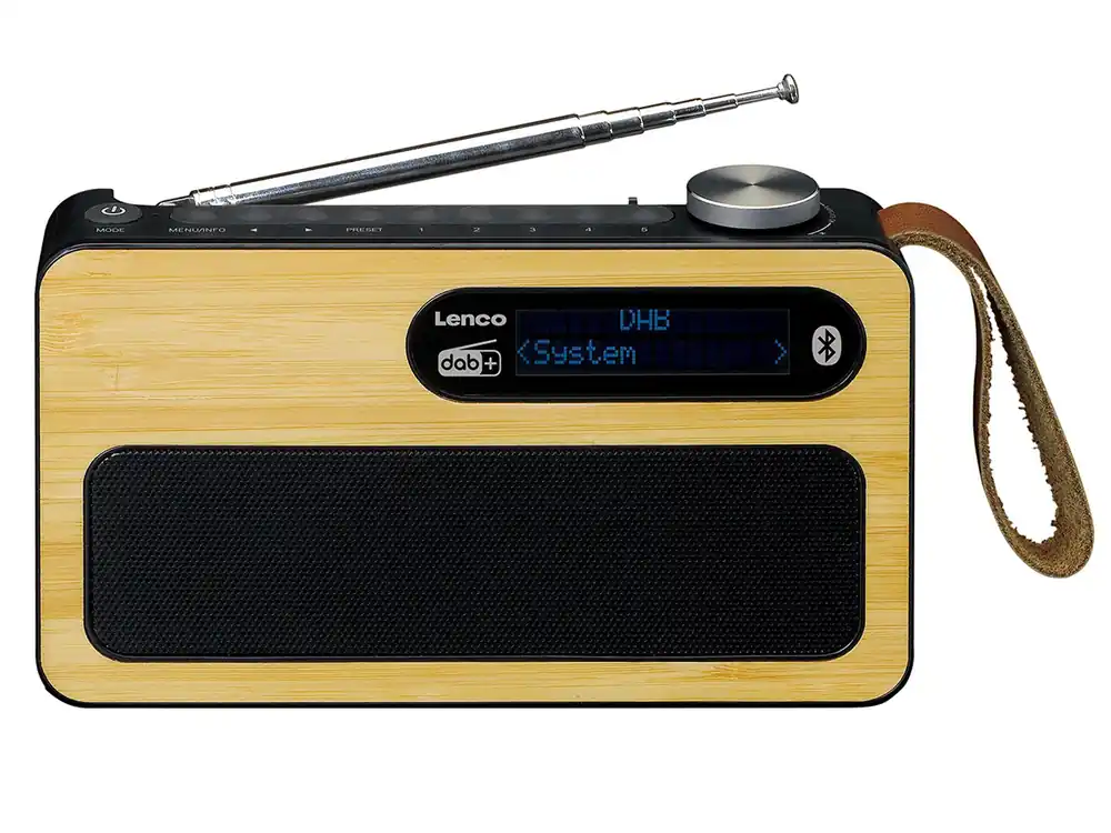 Lenco pdr-040bamboobk dab+ radio - bamboo,schwarz Preis Gesenkt