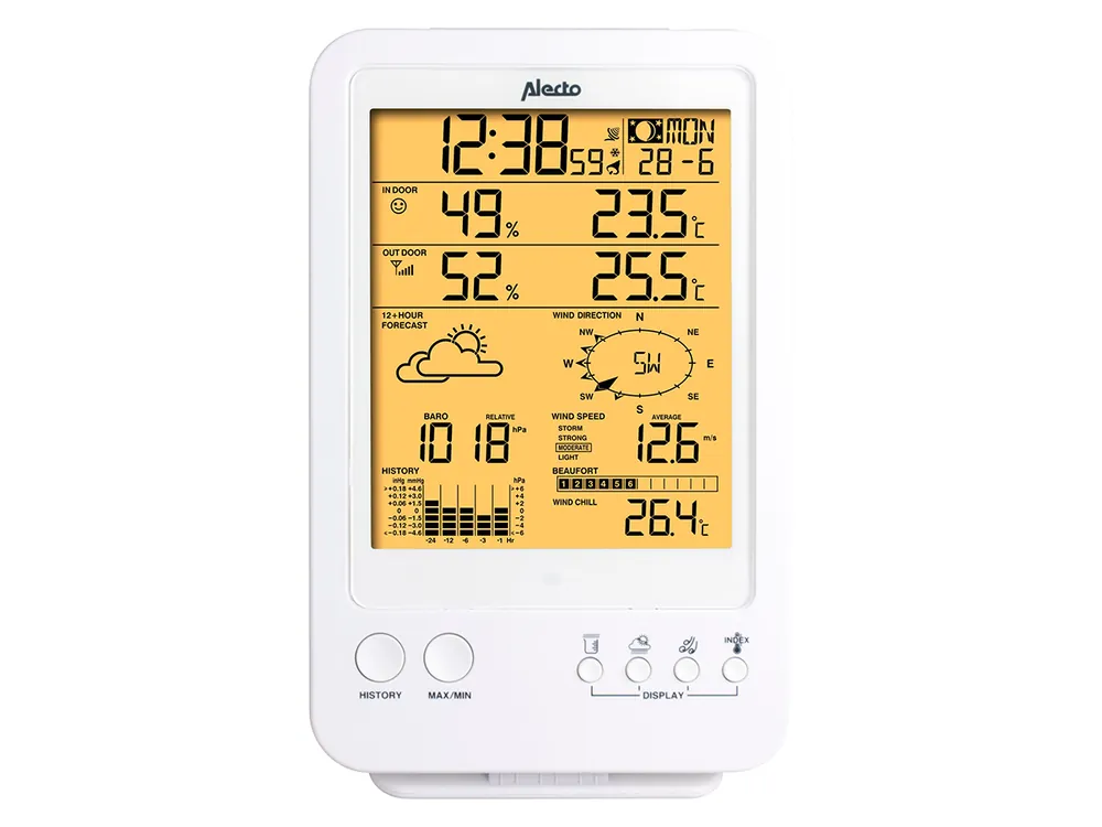 Alecto WS-4800 Professionelle Wetterstation Sonderaktion