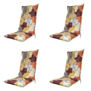 Top-Seller Madison Grafi bordo Gartenstuhlkissen - 4er Set