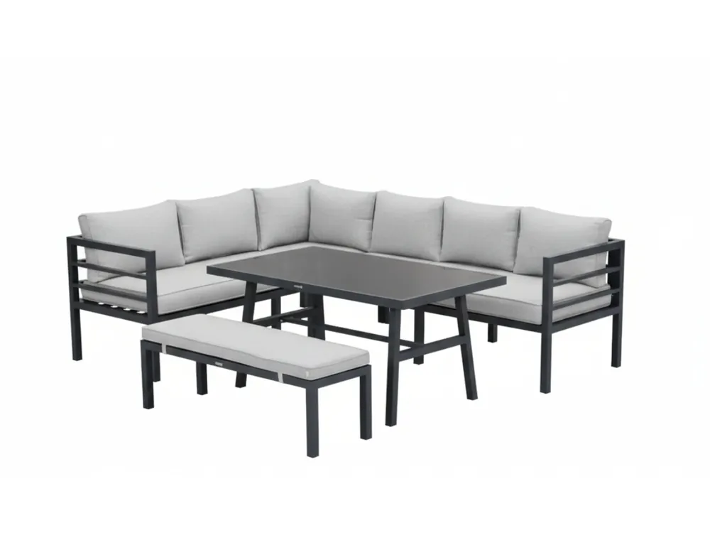 Garden Impressions Bleco II Lounge-Diningset - desert sand Rabatt