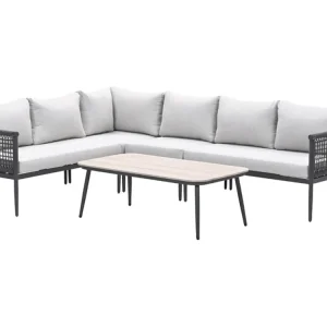 Markenware Garden Impressions Teramon Lounge Eckbank - Dark Grey