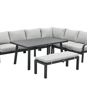Garden Impressions Monti Lounge-Dining-Set - Black Versand Am Gleichen Tag