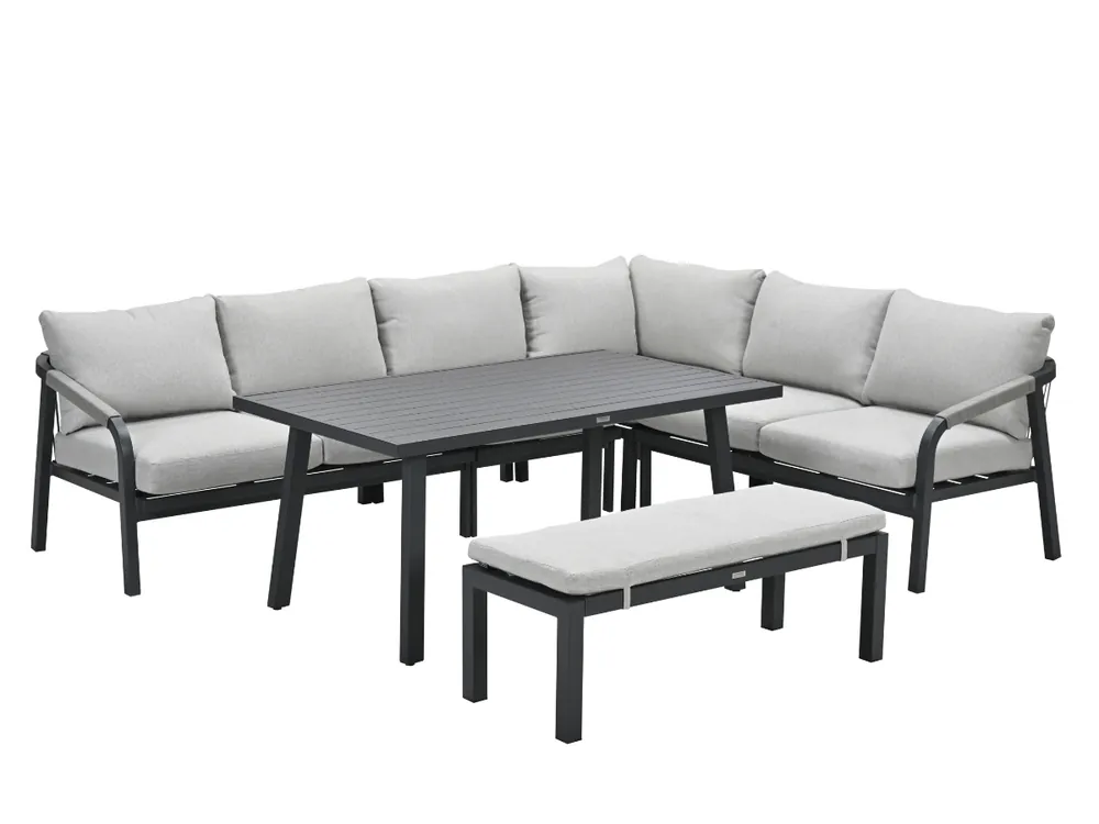 Garden Impressions Monti Lounge-Dining-Set - Black Versand Am Gleichen Tag