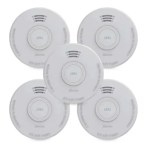 Alecto SD110 Rauchmelder - Set von 5 Solange Der Vorrat Reicht