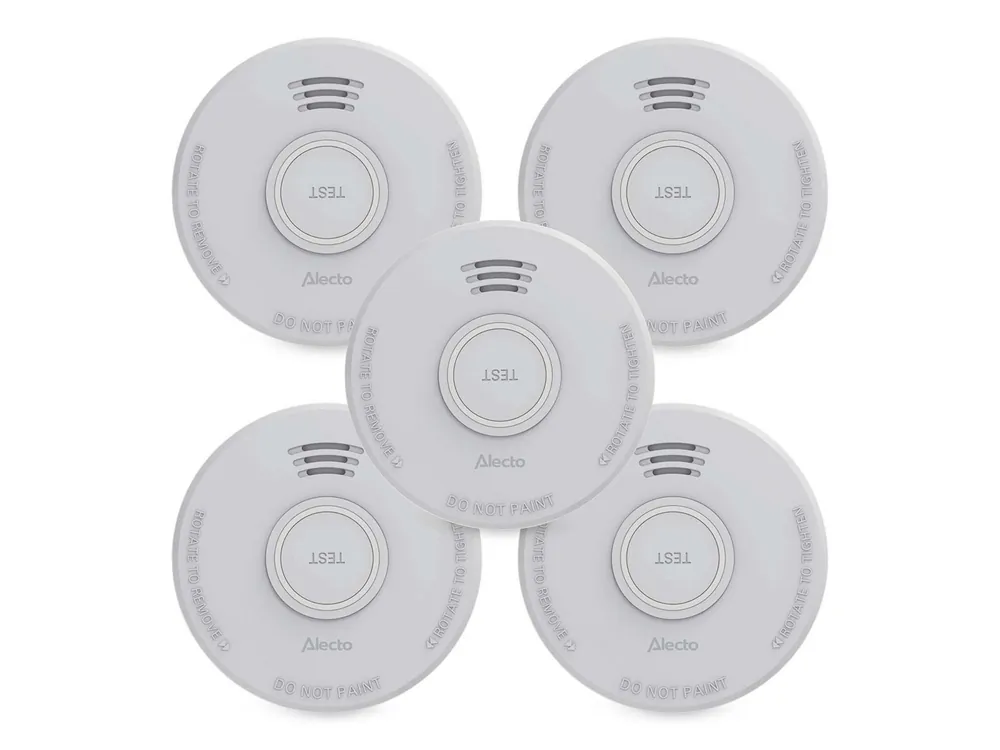 Alecto SD110 Rauchmelder - Set von 5 Solange Der Vorrat Reicht