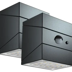 FlinQ TwistCube Solar Wandleuchte - Set von 2 Knallerangebot