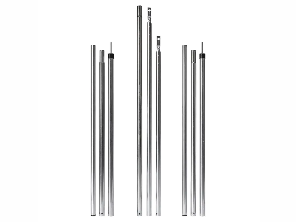 Zertifiziert Marvella Sombrero Stahl Zeltstangenset - 240 - 300 cm
