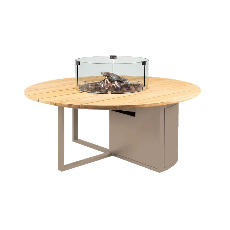 Ausverkauf Cosi Cosiloft 120 Rund Feuerstelle - Sandy Beige/Teak