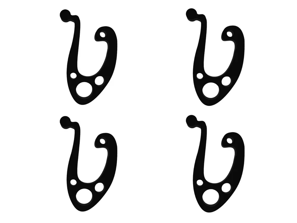 Hooky Wohnwagenschienenhaken - Set von 4 Kracherpreis